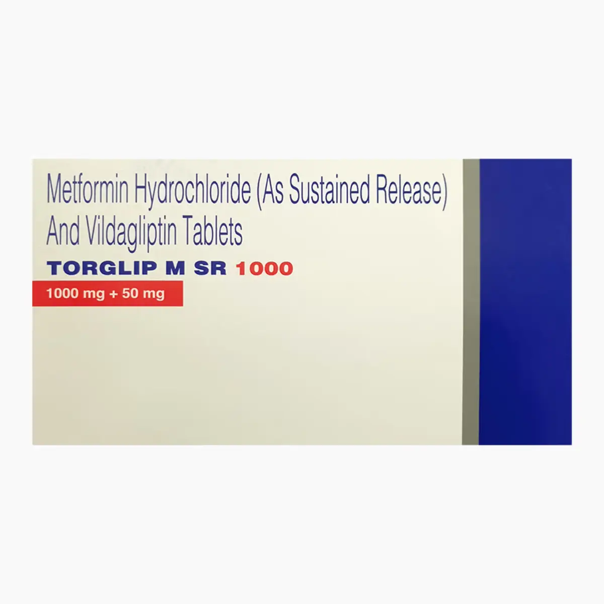 TORGLIP M SR 1000 (Metformin (1000mg) + Vildagliptin (50mg))