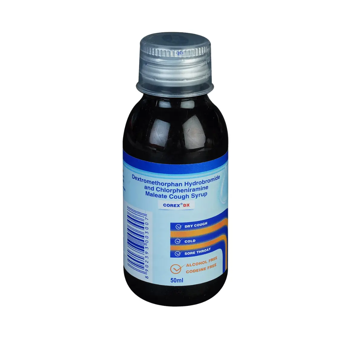 COREX-DX (Chlorpheniramine Maleate (4mg/5ml) + Dextromethorphan Hydrobromide (10mg/5ml))