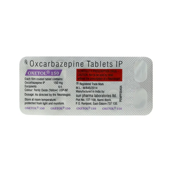 OXETOL 150 (Oxcarbazepine (150mg)) - Nirman Bio Pharma