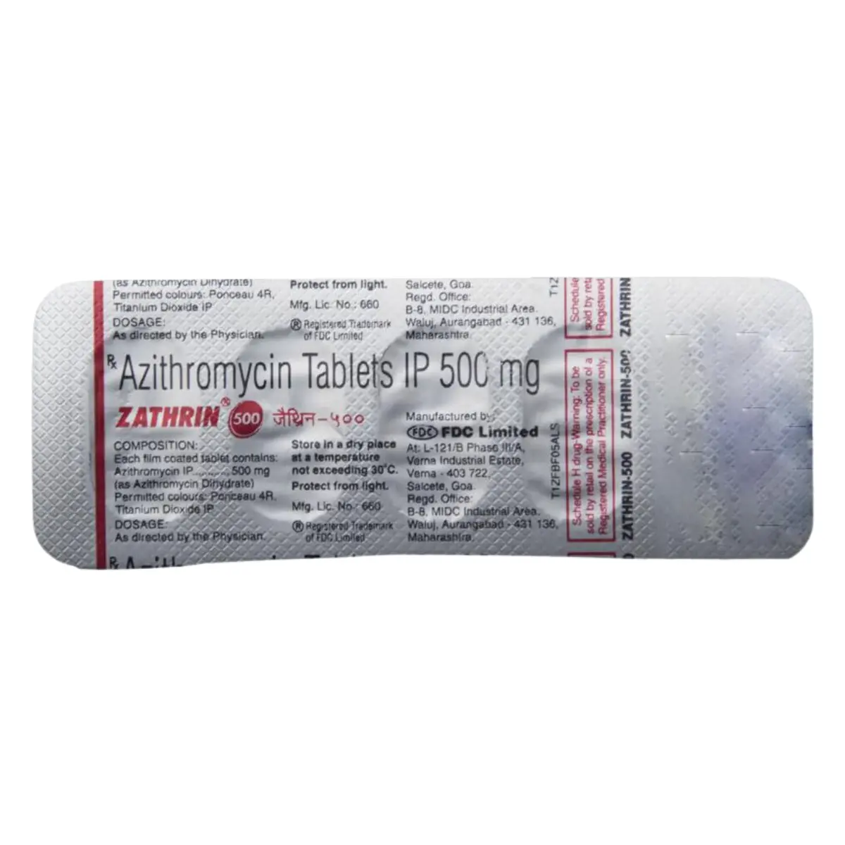 ZATHRIN 500 (Azithromycin (500mg)) - Image 2