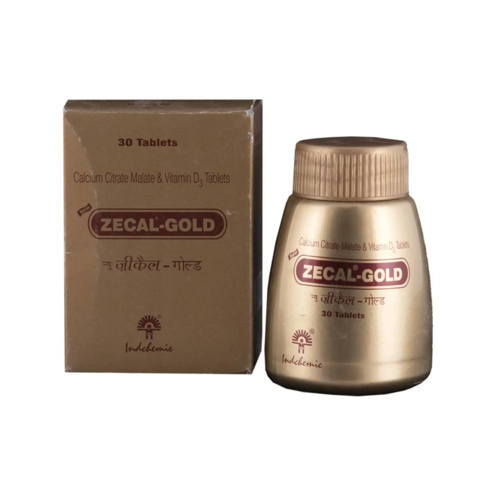 NEW ZECAL GOLD (Calcium Citrate Malate Equivalent to Elemental Calcium (250mg) + Vitamin D3 (As Stabilized Vitamin D3))