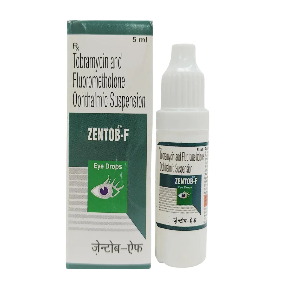 ZENTOB F E/D (Tobramycin (0.3% w/v) + Fluorometholone (0.1% w/v))