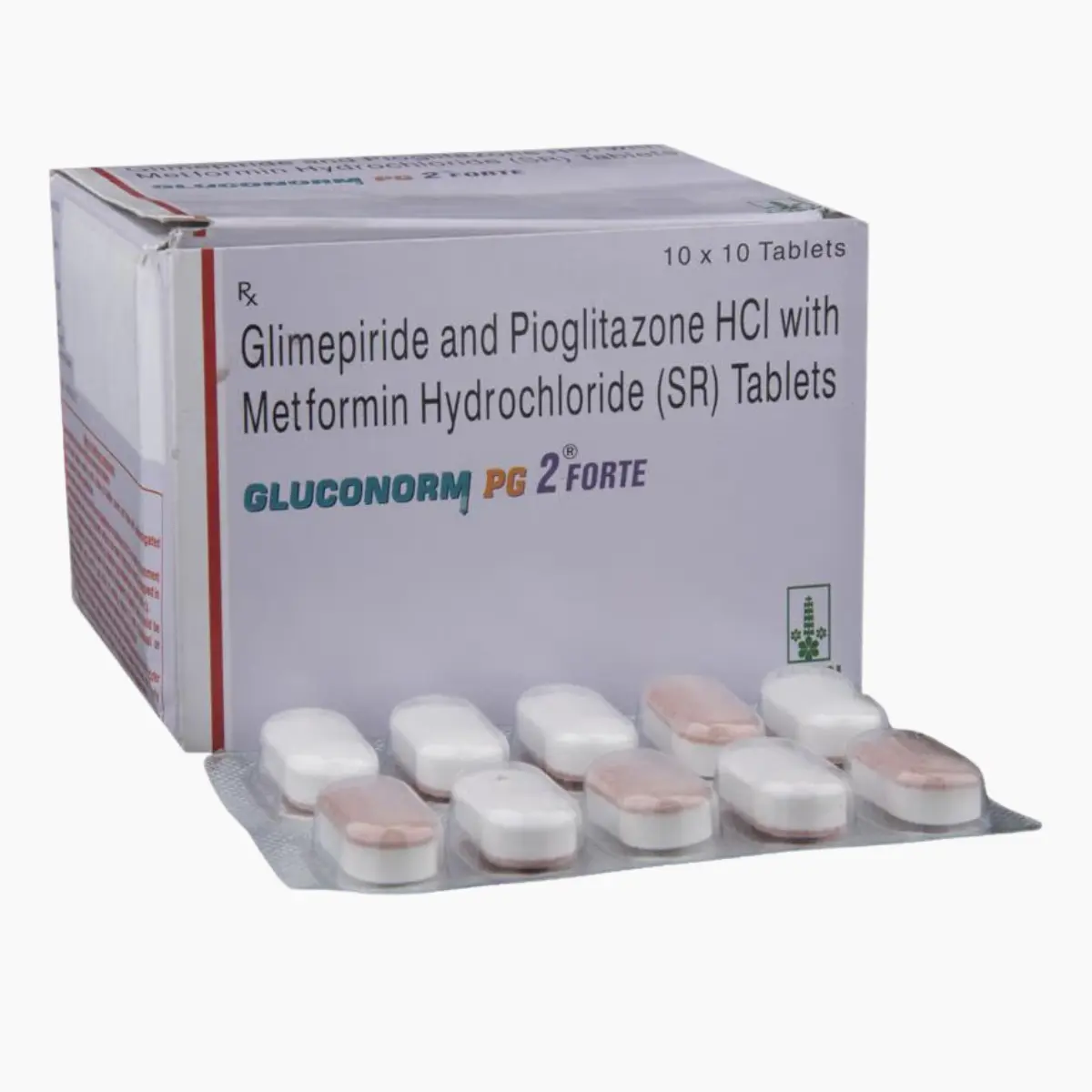 GLUCONORM PG 2 FORTE (Glimepiride (2mg) + Metformin (1000mg) + Pioglitazone (15mg))