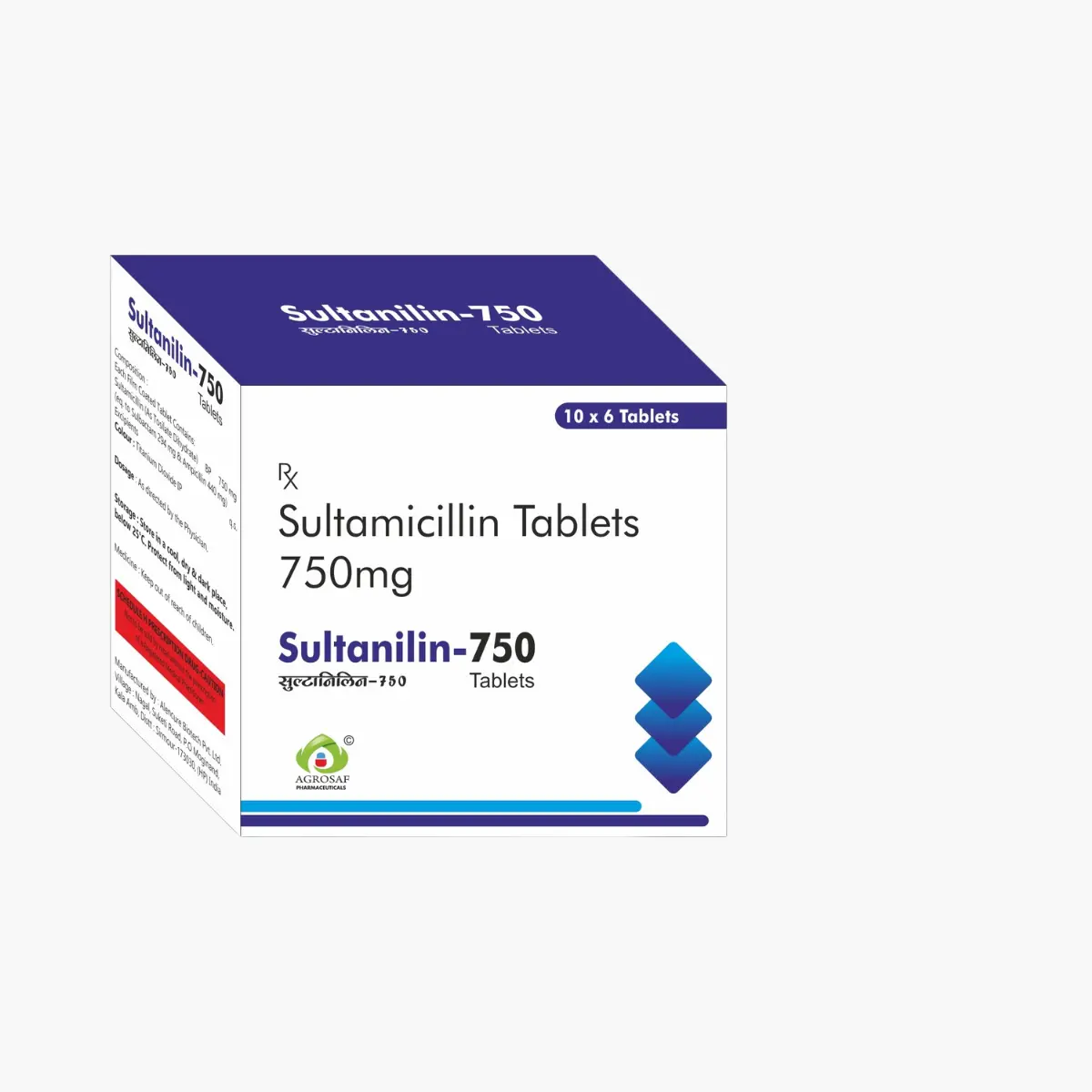 SULTANILIN 750 (Sultamicillin tosilate (750mg))