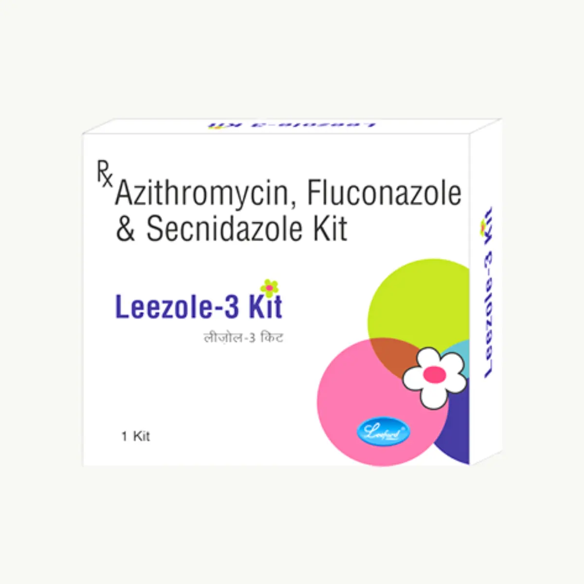 LEEZOLE 3 KIT (Fluconazole (150mg) + Azithromycin (1000mg) + Secnidazole (1000mg)) - Image 2