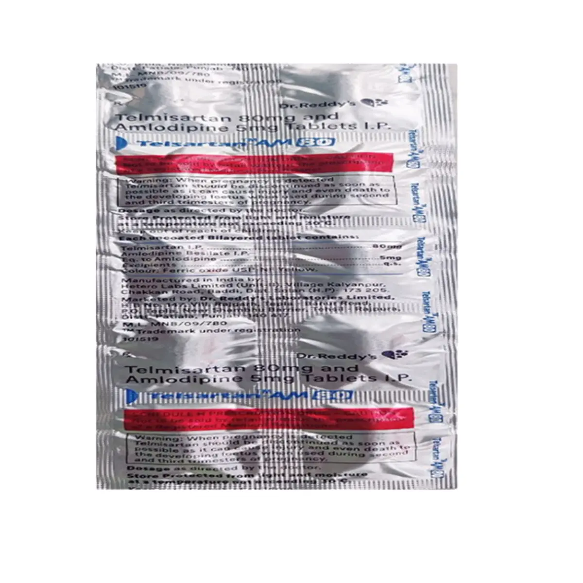TELSARTAN AM 80MG