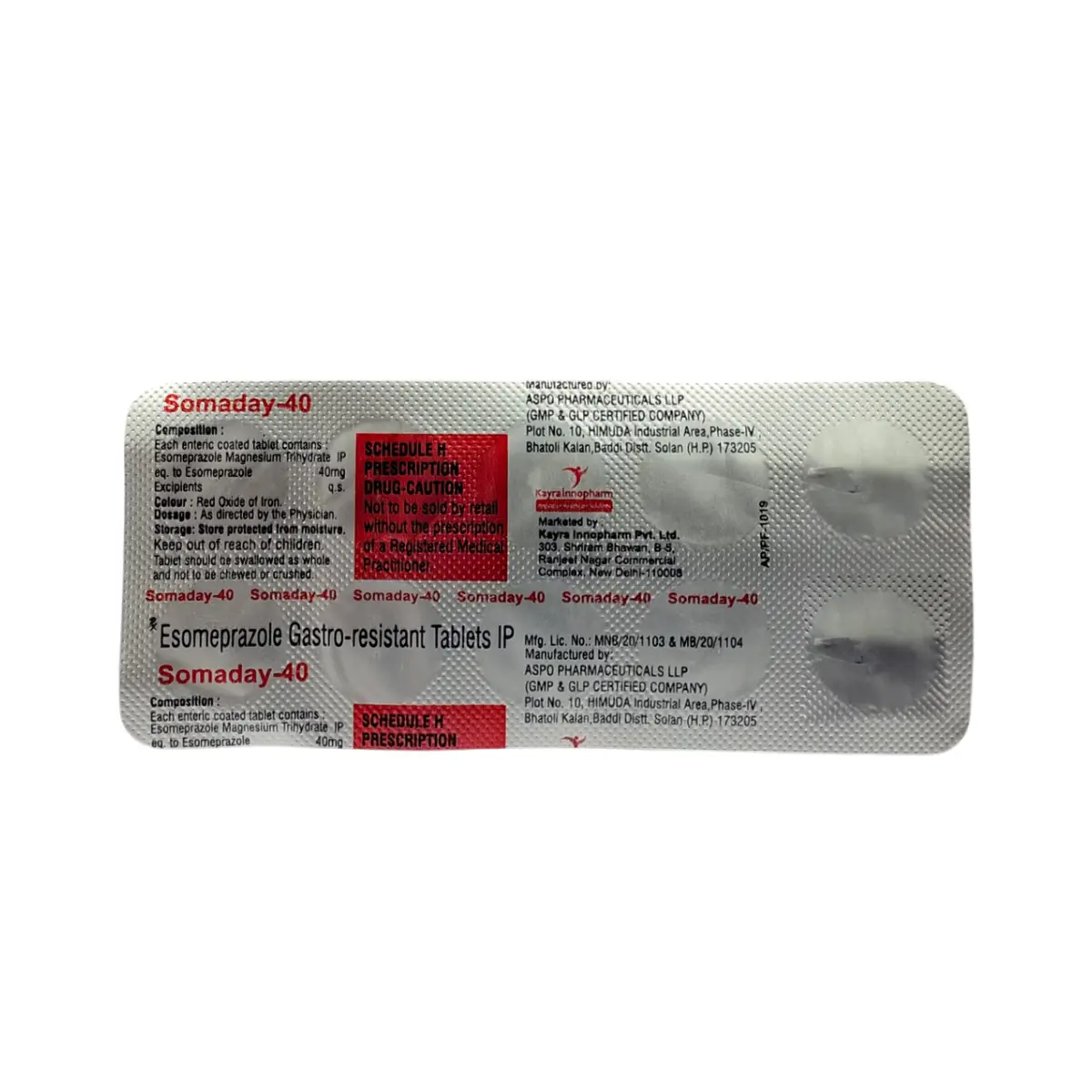 SOMADAY 40 (Esomeprazole (40mg)) - Image 2