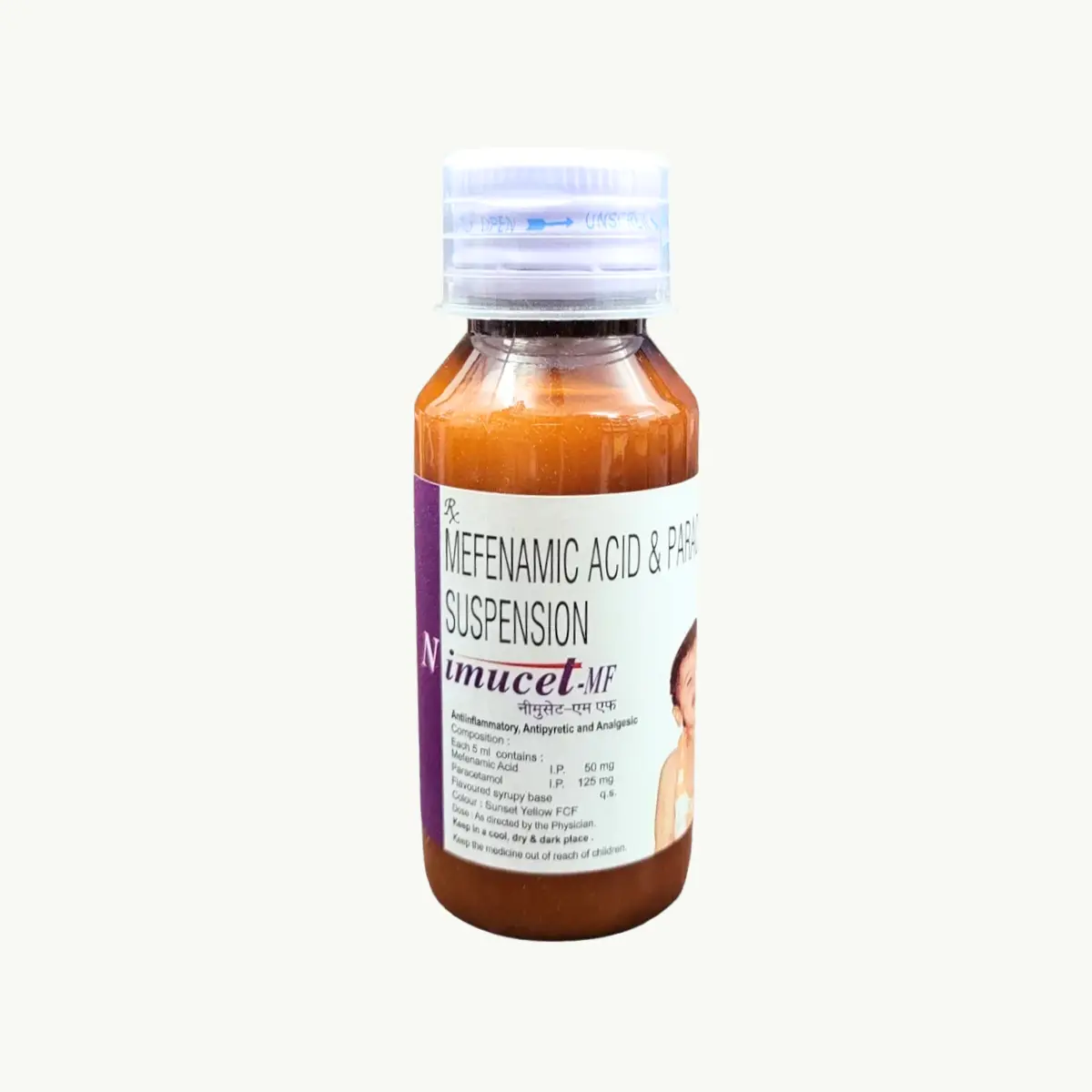 NIMUCET MF (Mefenamic Acid (50mg/5ml) + Paracetamol (125mg/5ml))