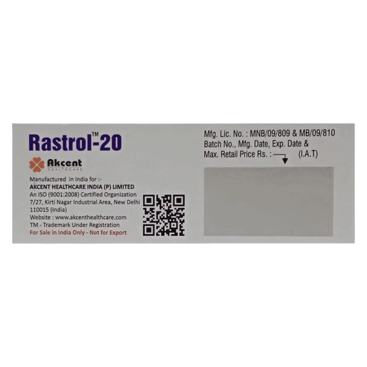 RASTROL 20MG - Image 2