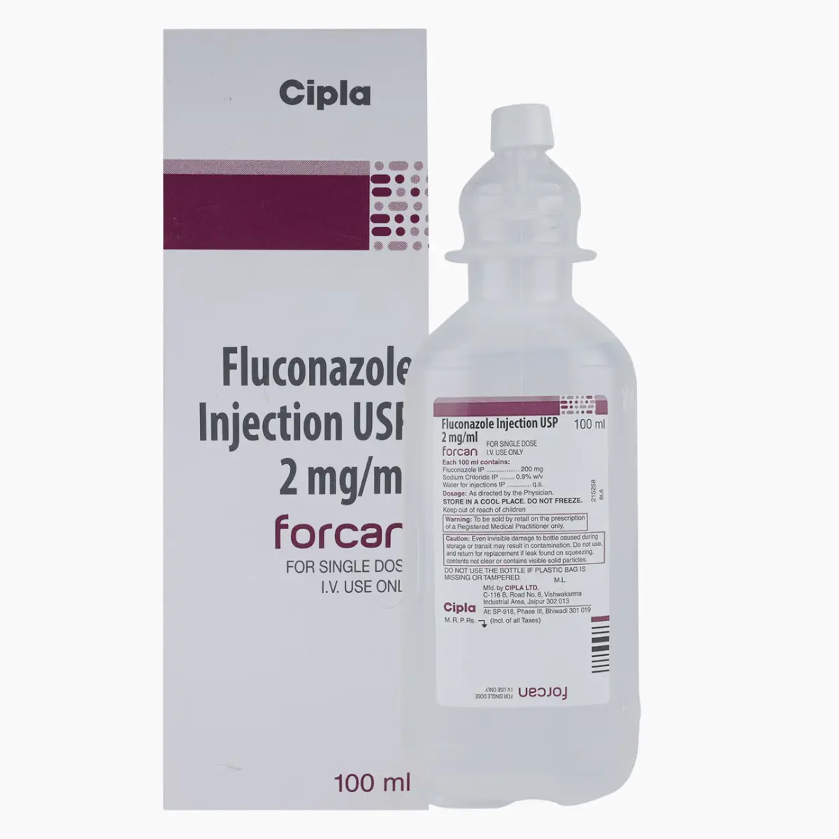 FORCAN (Fluconazole (200mg/100ml))