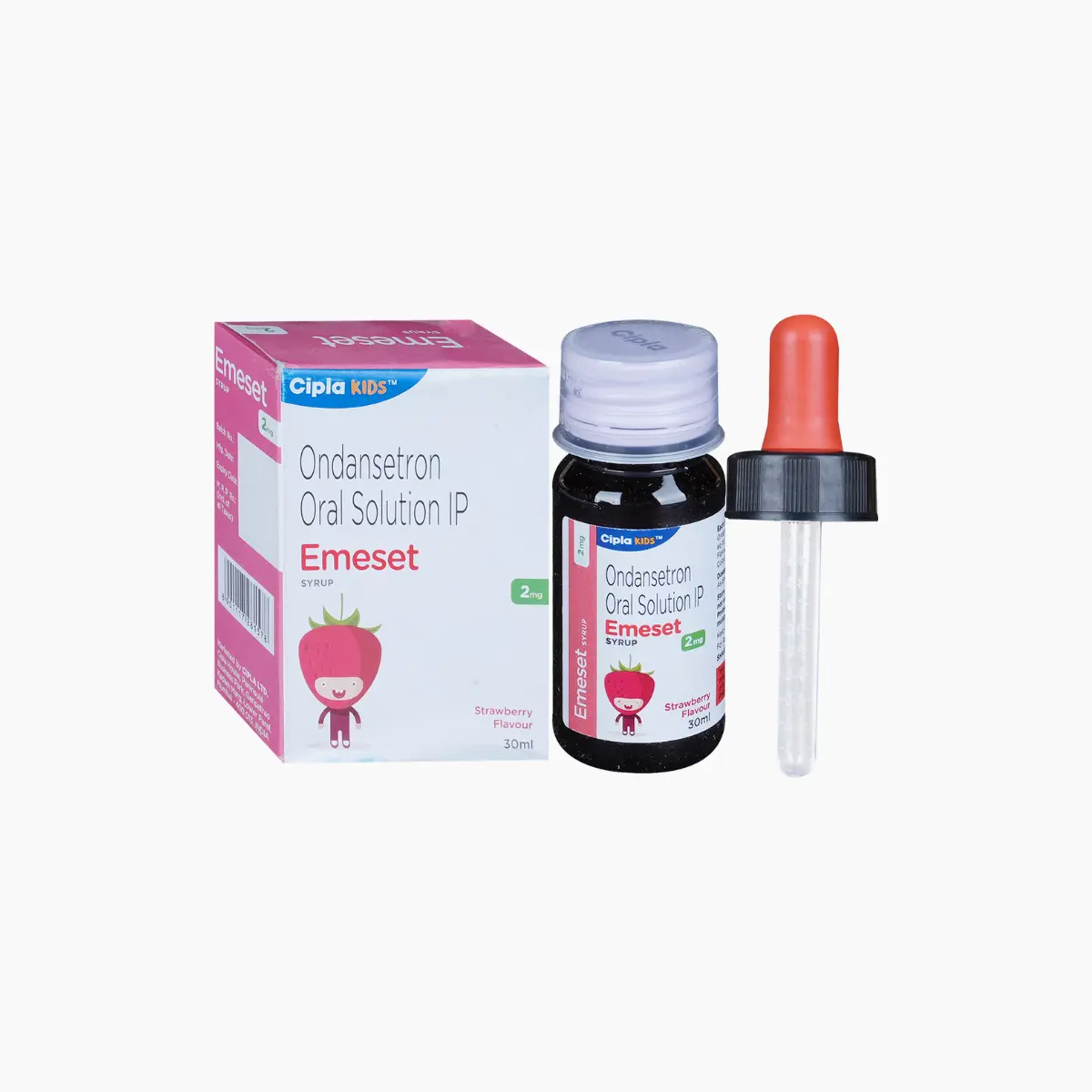 EMESET 2MG STRAWBERRY FLV (Ondansetron (2mg/5ml))