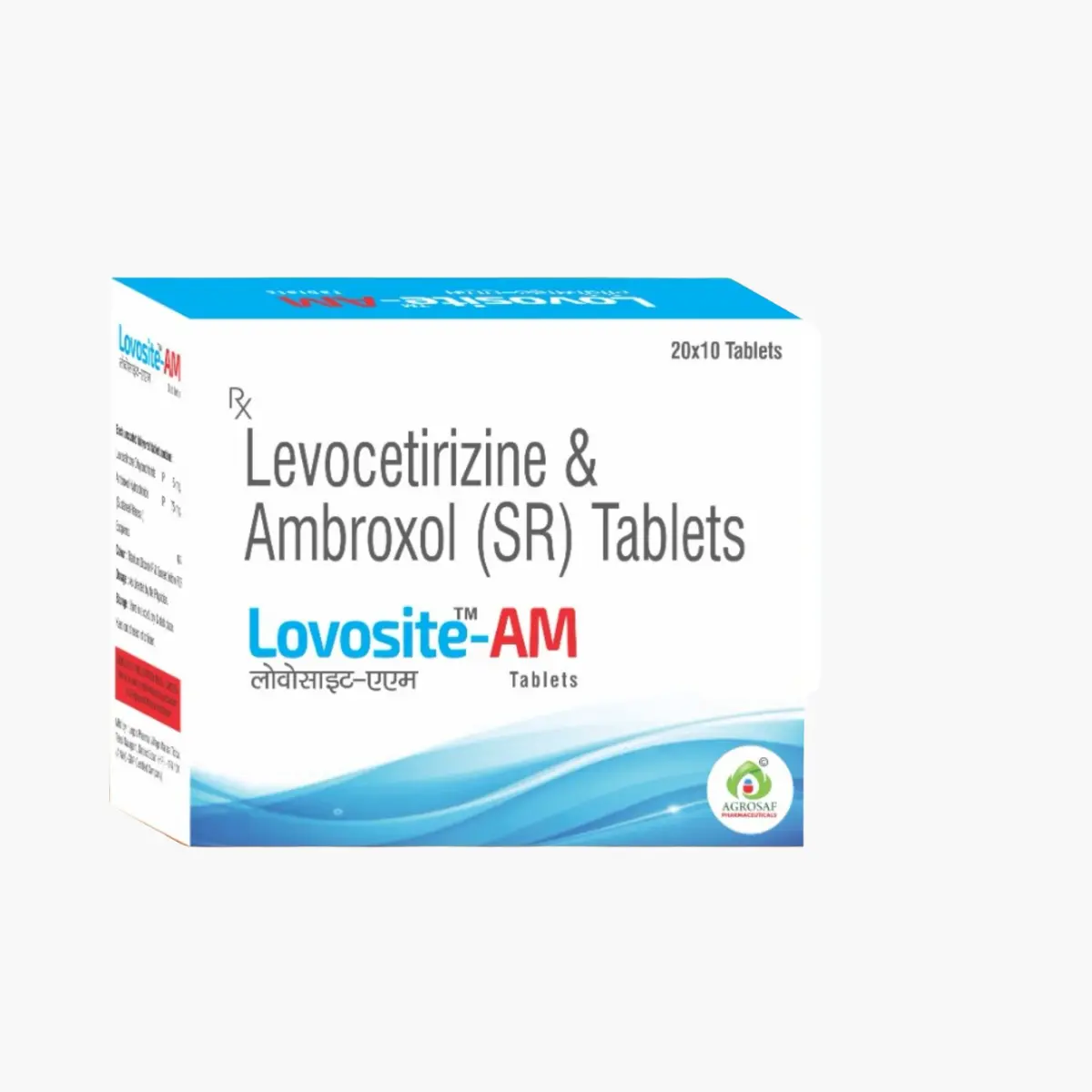 LOVOSITE AM (Levocetirizine (5mg) + Ambroxol (75mg))