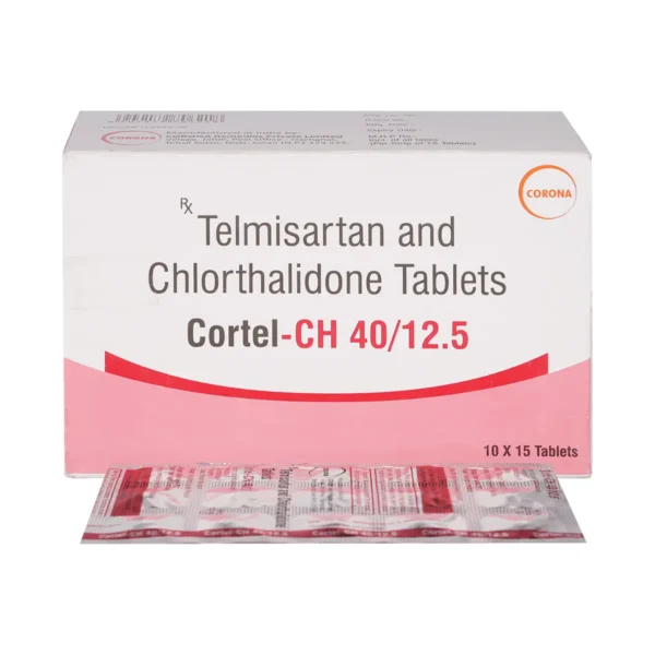 CORTEL CH 40/12.515 (Telmisartan (40mg) + Hydrochlorothiazide (12.5mg))