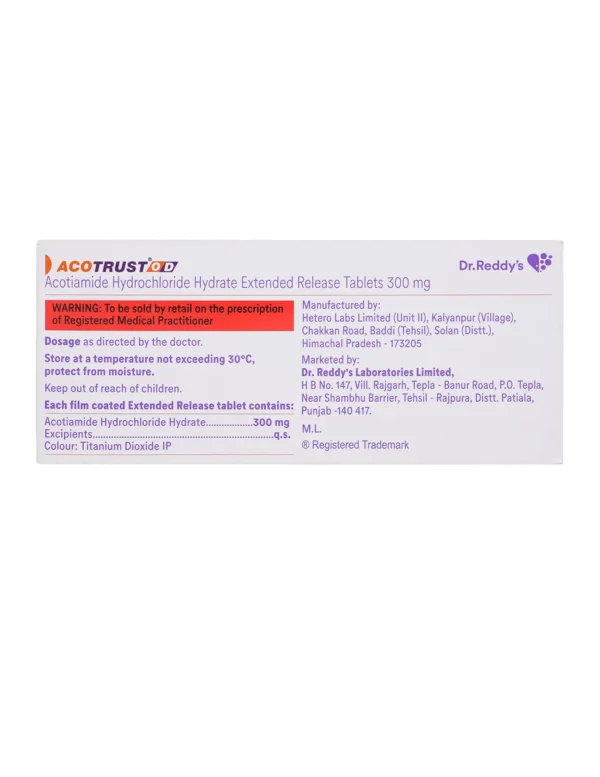 ACOTRUST OD (Acotiamide (300mg)) - Nirman Bio Pharma