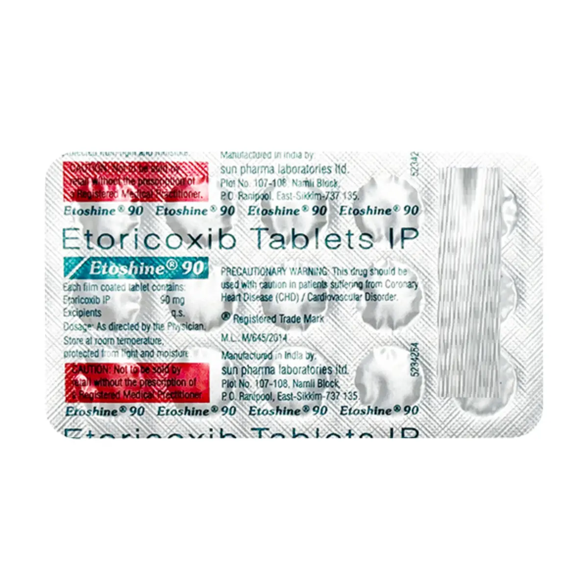ETOSHINE 90MG (Etoricoxib (90mg)) - Image 2