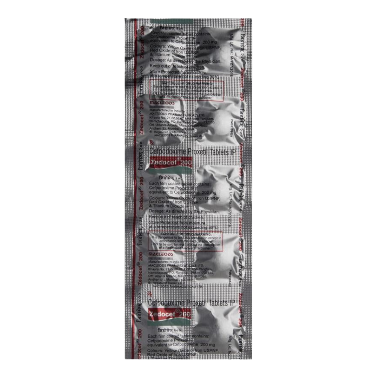 ZEDOCEF 200 MG (Cefpodoxime Proxetil (200mg)) - Image 2