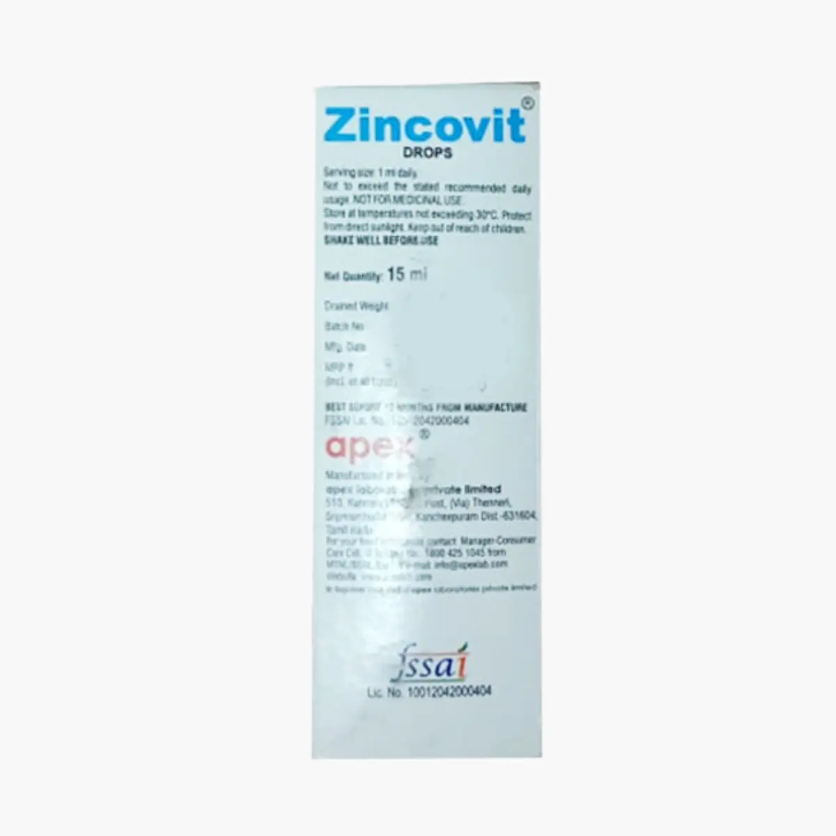 ZINCOVIT (Antioxidant+ Multivitamiin+ Multimineral+Zinc ) - Image 2
