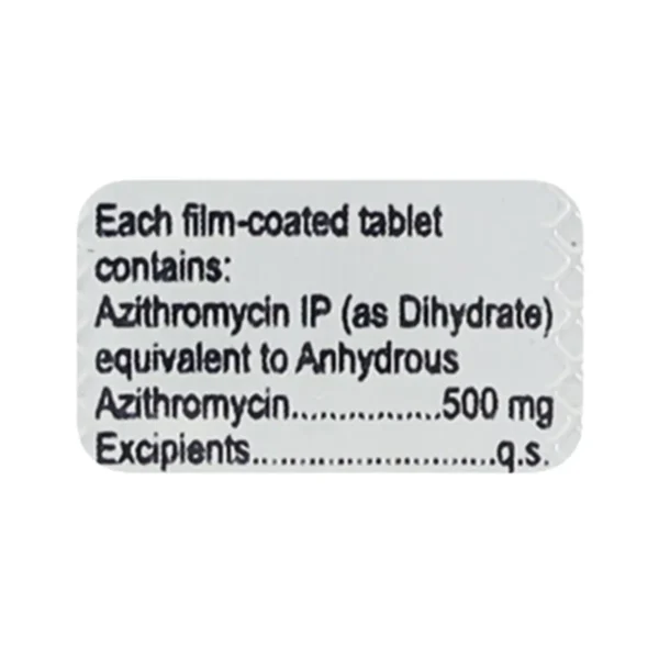 Bio Azithromycin ZITHIUM 500 (Azithromycin (500mg)) - Nirman Bio Pharma