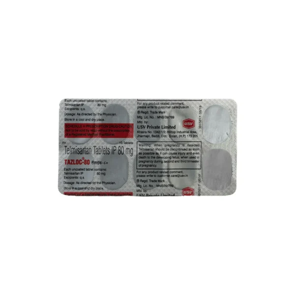 TAZLOC AM 40MG (Telmisartan (40mg) + Amlodipine (5mg)) - Image 2