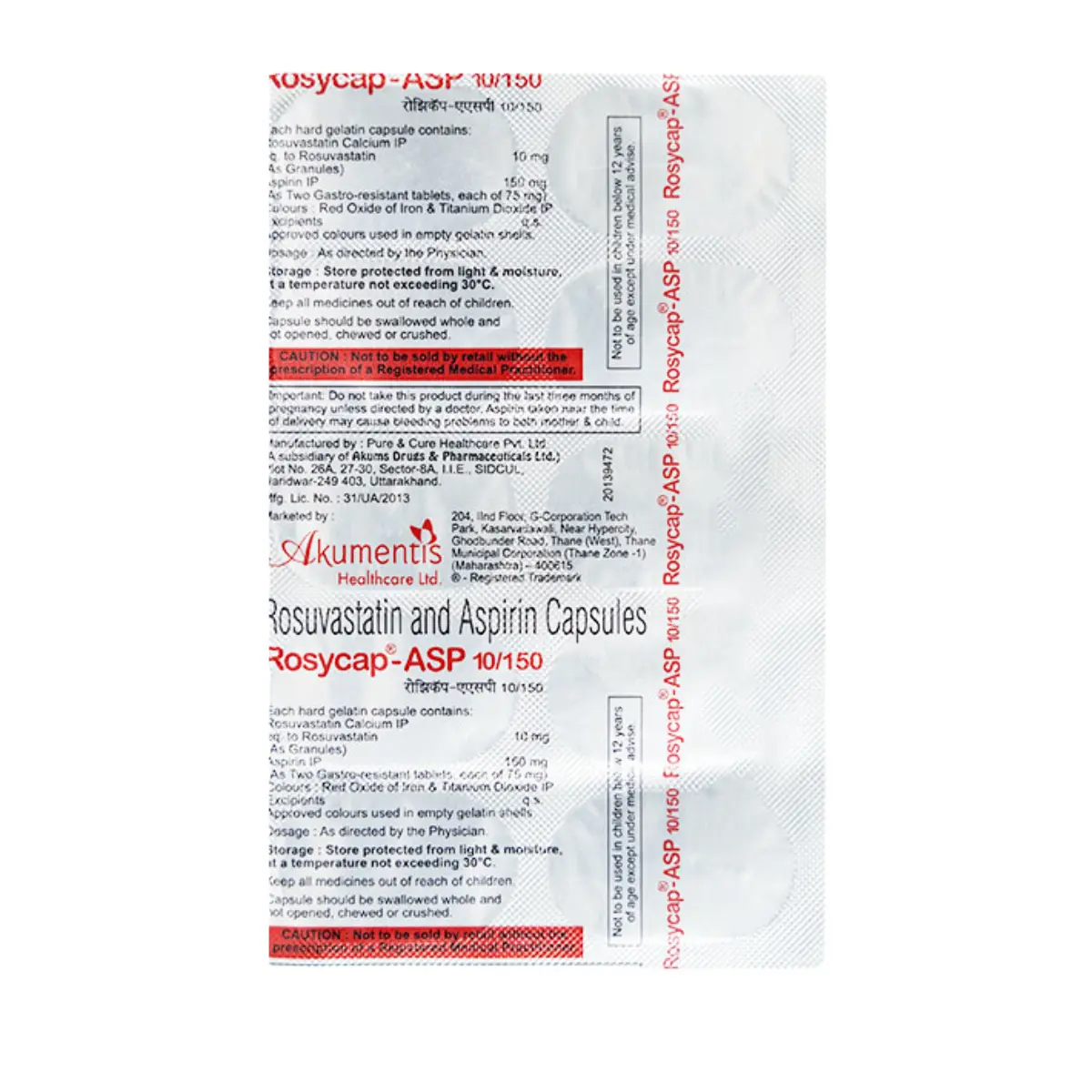 ROSYCAP ASP 10/150