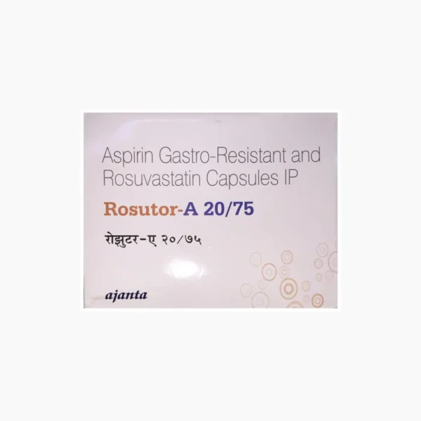 ROSUTOR A 20/75 (Rosuvastatin (20mg) + Aspirin (75mg))