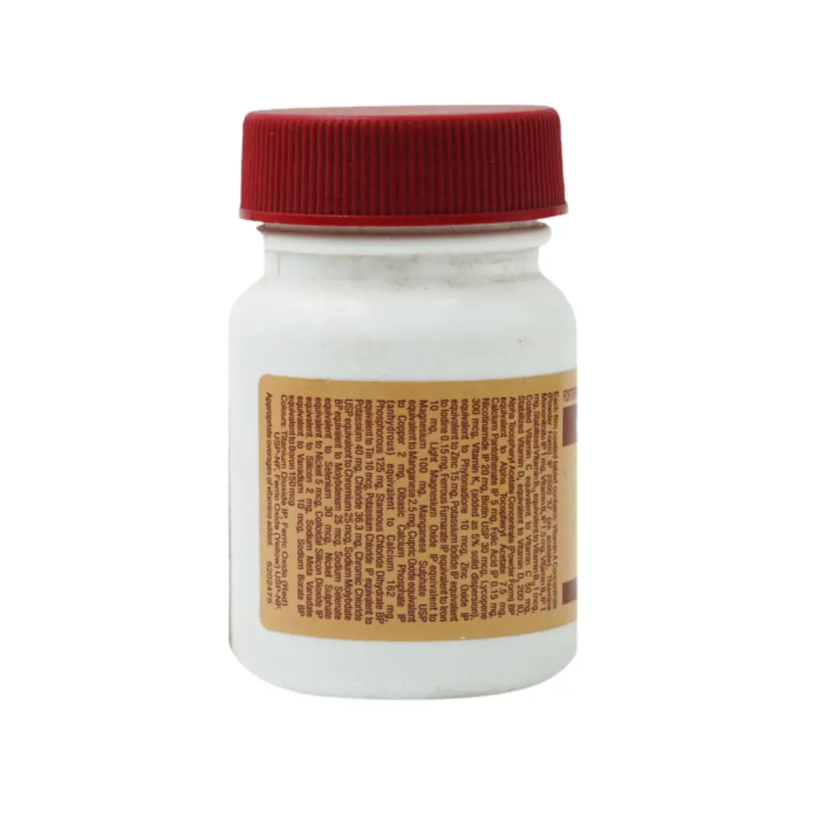 RICONIA LP (Vitamin A+Thiamine mononitrate+Vitamin B2+Vitamin C+Vitamin D3+Alpha tocopheryl acetate+Calcium pantothenate+Folic acid+Nicotinamide+Biotin+Lycopene+Phytonadione+Zinc+Iodine+Iron+Magnesium+Manganese+Copper+Calcium+Phosphorus+Tin+Potassium chloride+Chromium+Molybdenum+Selenium+Nickel+Silicon+Vanadium+Boron+Vitamin B6+Vitamin B12) - Image 2