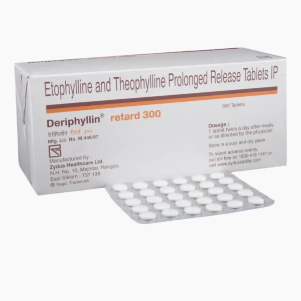 DERIPHYLLIN RET 300 MG (Etofylline (231mg) + Theophylline (69mg))