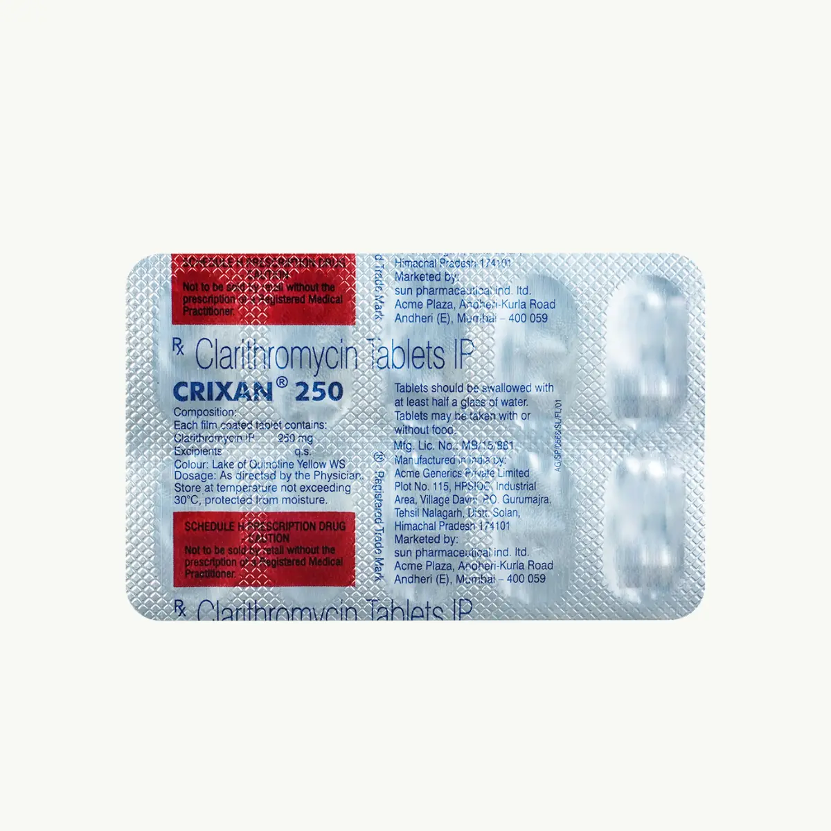 CRIXAN 250MG - Image 2
