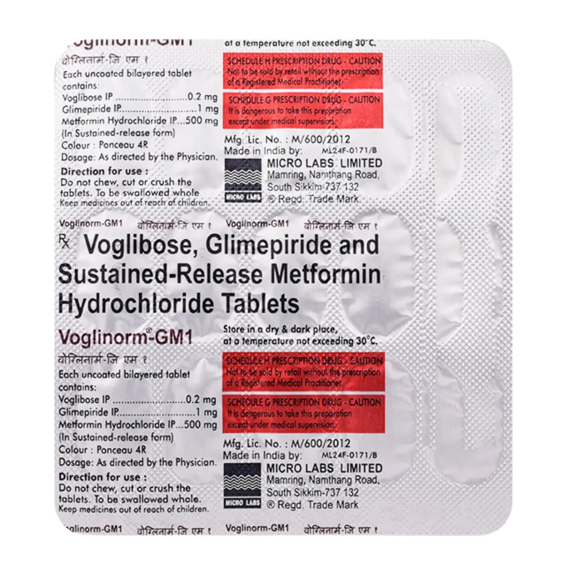 VOGLINORM GM 1 MG