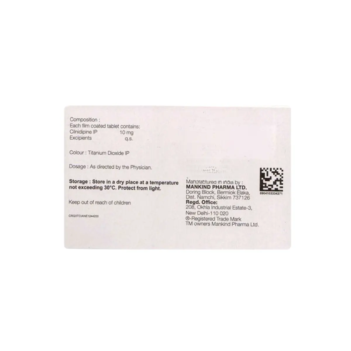 CILAHEART 10MG (Cilnidipine (10mg)) - Image 2