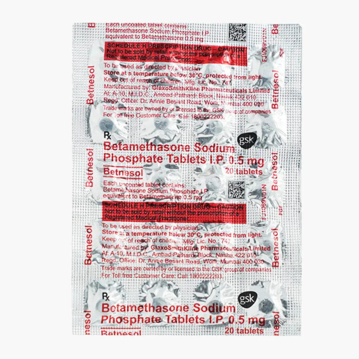 BETNESOL (Betamethasone (0.5mg))