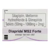 DIAPRIDE MS2 FORTE (Sitagliptin (50mg) + Glimepiride (2mg) + Metformin (1000mg))