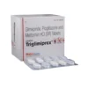 TRIGLIMIPREX 1 (Glimepiride (1mg) + Metformin (500mg) + Pioglitazone (15mg))