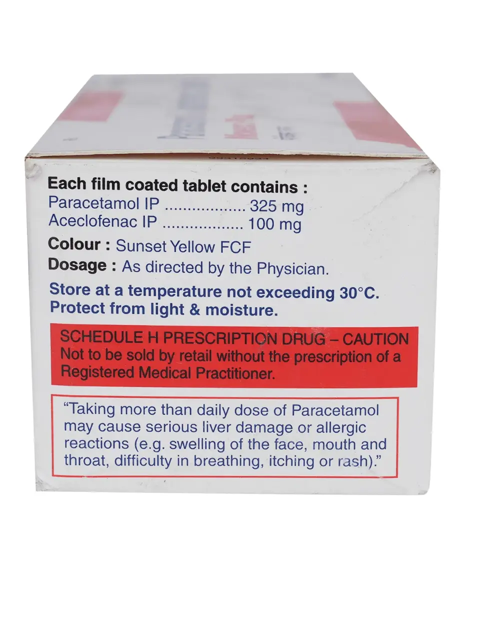 MOVEXX PLUS (Aceclofenac (100mg) + Paracetamol (325mg)) - Image 2