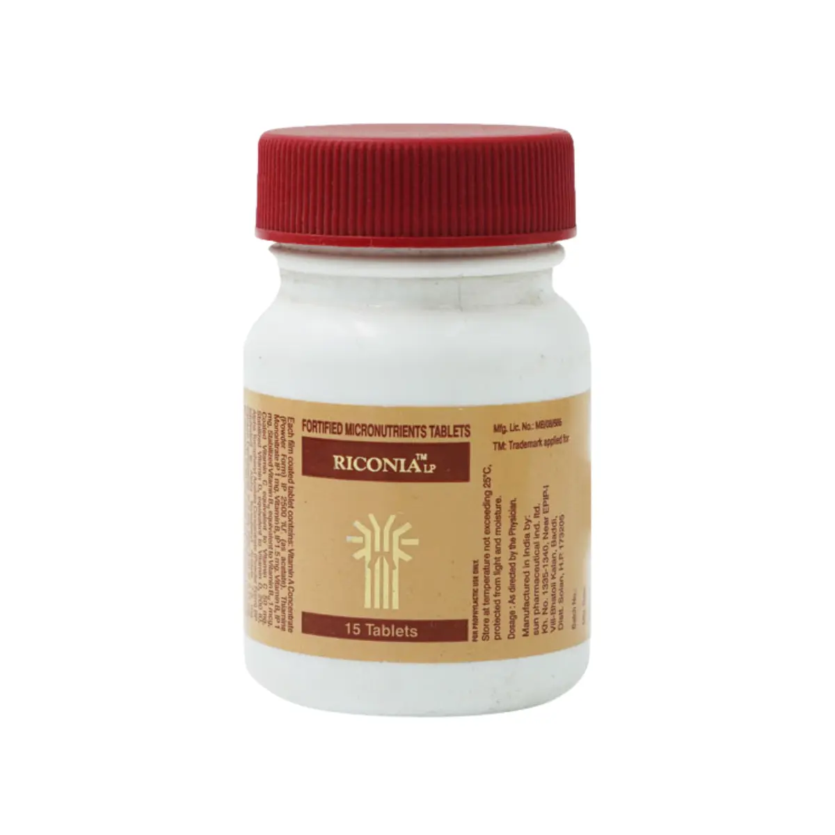 RICONIA LP (Vitamin A+Thiamine mononitrate+Vitamin B2+Vitamin C+Vitamin D3+Alpha tocopheryl acetate+Calcium pantothenate+Folic acid+Nicotinamide+Biotin+Lycopene+Phytonadione+Zinc+Iodine+Iron+Magnesium+Manganese+Copper+Calcium+Phosphorus+Tin+Potassium chloride+Chromium+Molybdenum+Selenium+Nickel+Silicon+Vanadium+Boron+Vitamin B6+Vitamin B12)