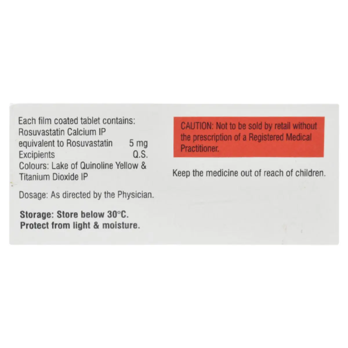 ROSULESS 5 MG (Rosuvastatin (5mg)) - Image 2