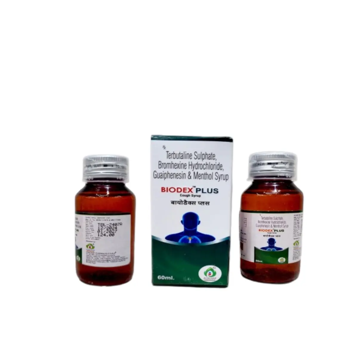 BIODEX PLUS (Guaifenesin (100mg) + Terbutaline (2.5mg) + Bromhexine (8mg))