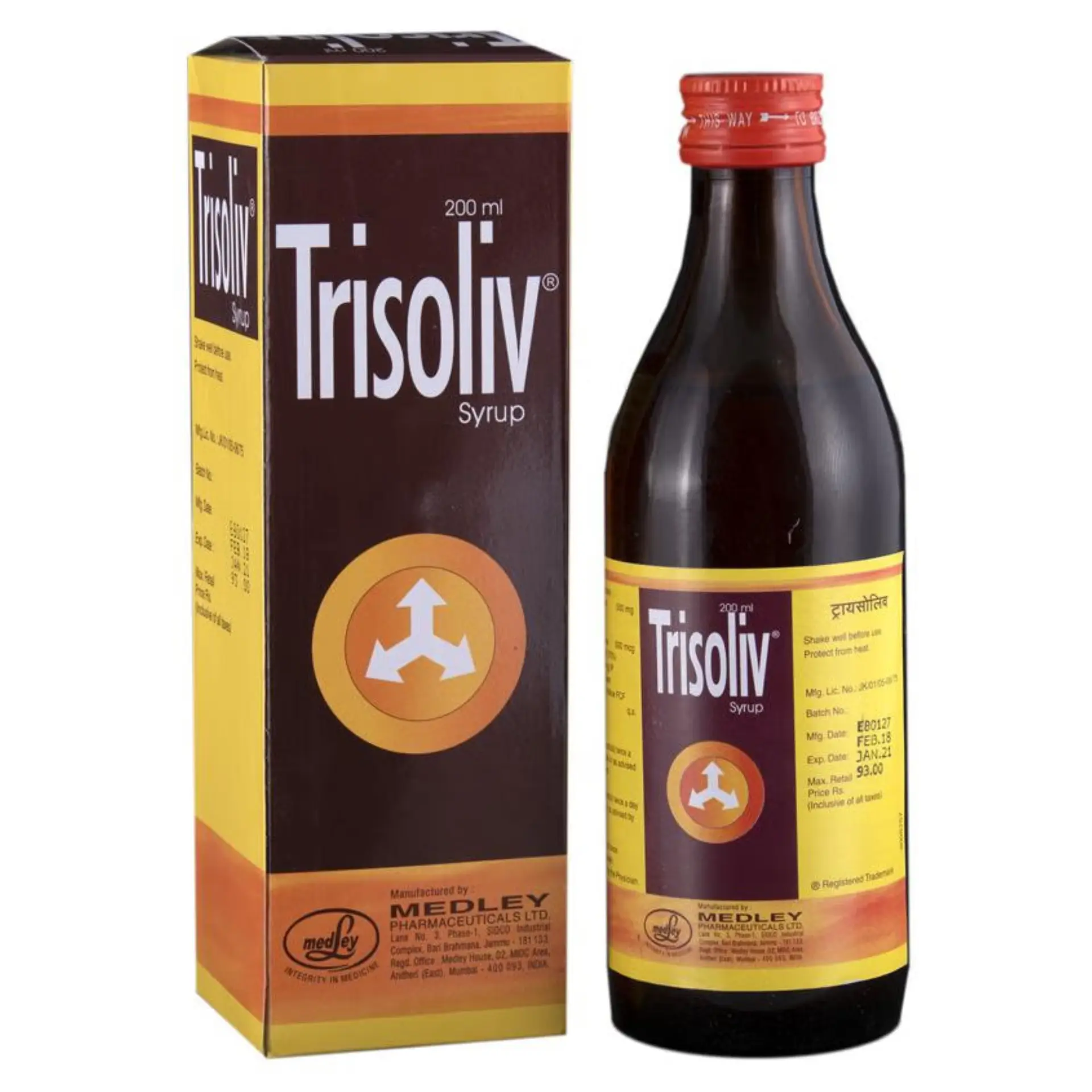 TRISOLIV (Ayurvedic Liver Syrup)