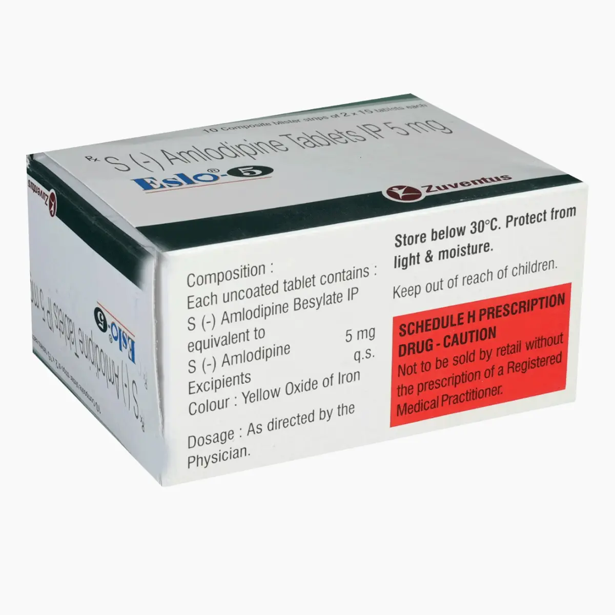 ESLO 5 (S-Amlodipine (5mg)) - Image 2
