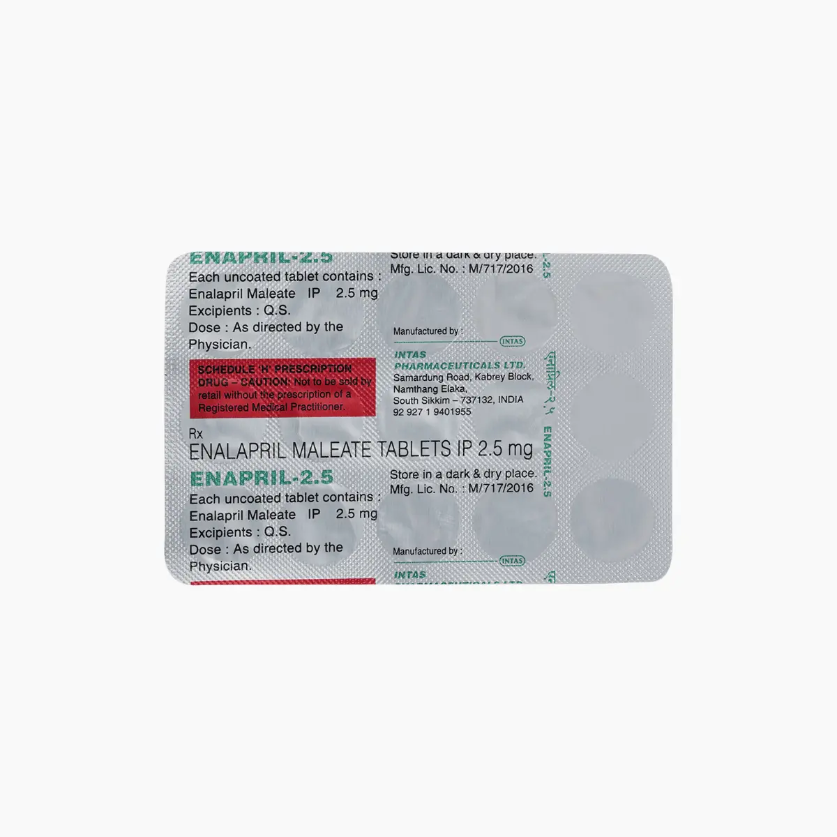 ENAPRIL 2.5MG (Enalapril (2.5mg)) - Image 2