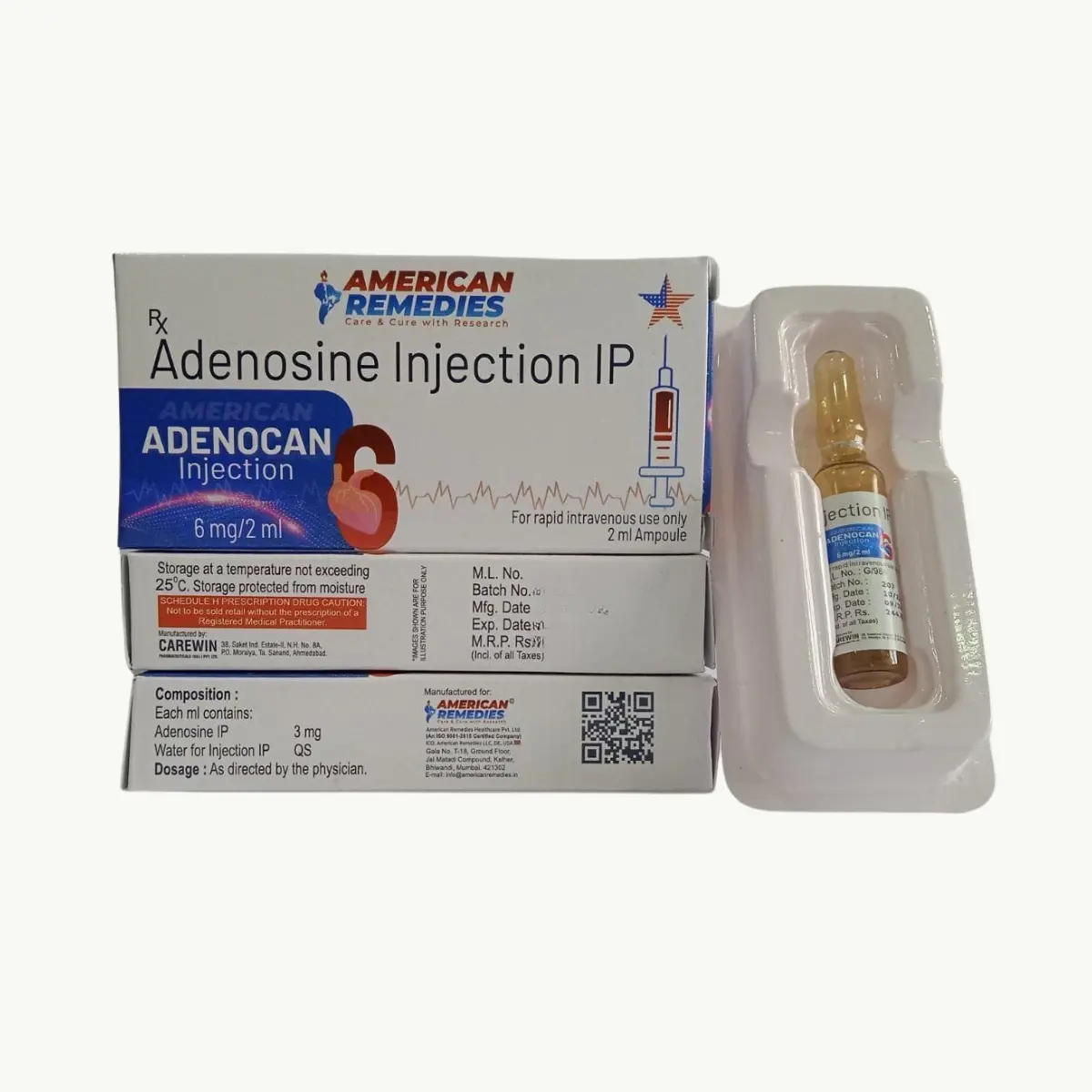 ADENOCAN 6 (Adenosine (6mg)) - Image 2