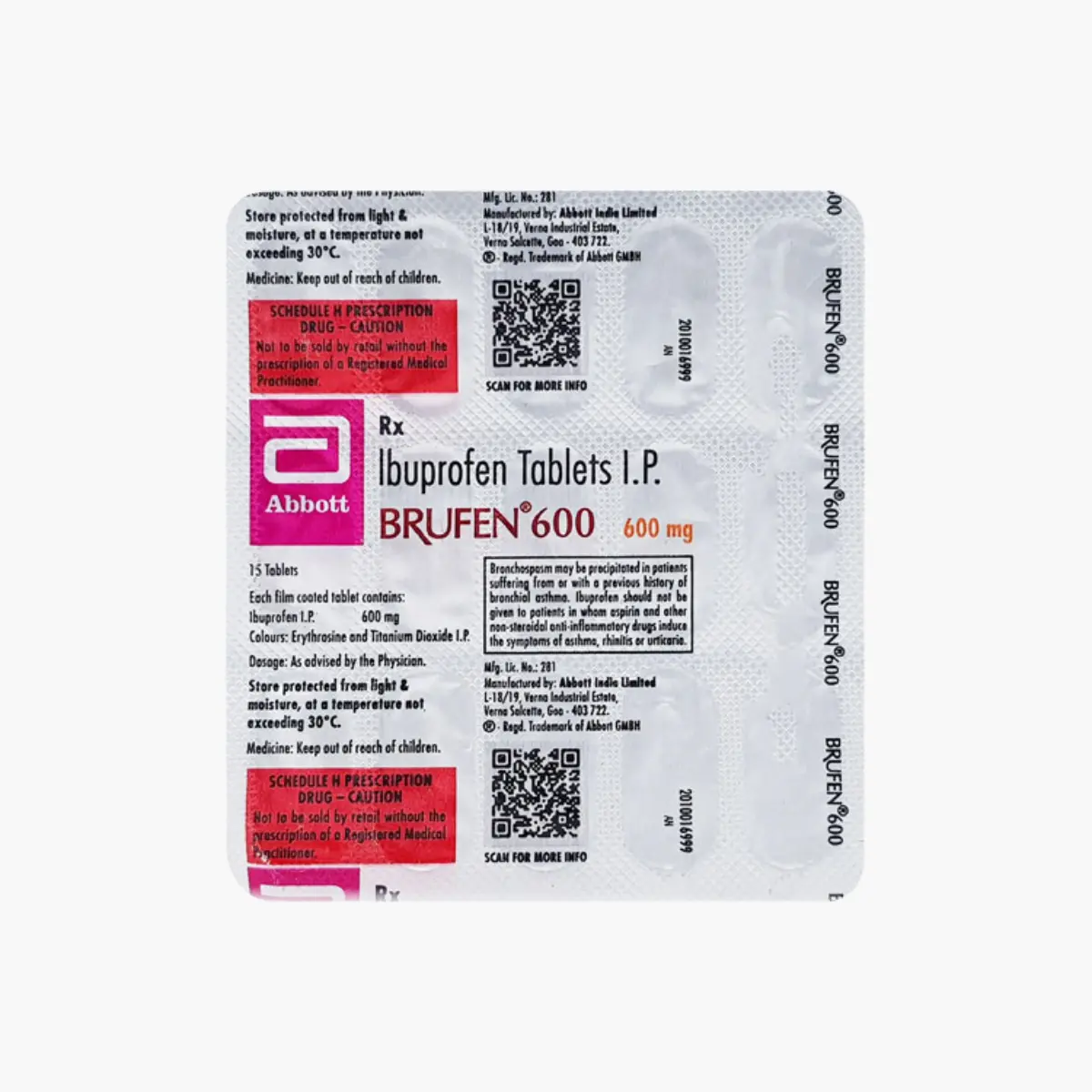 BRUFEN 600MG (Ibuprofen (600mg))