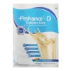 PROHANCE D VANILLA (Maltodextrin, Sunflower Seed Oil, Calcium Caseinate, Whey Protein Isolate, Soy Protein Isolate, Isomaltulose, Fructose, Rapeseed Oil, Antioxidants (Soya lecithin, L-ascorbic acid, TBHQ), Myo-Inositol, Choline Bitartrate, Vitamins, L-Carnitine, Taurine, Fructo oligosaccharides, Gum Arabic, Acidity regulator (Citric acid), Minerals -  Choline, Sodium, Potassium chloride, Calcium, Phosphorus, Magnesium, Iron, Zinc, Manganese, Copper, Iodine, Selenium, Molybdenum)