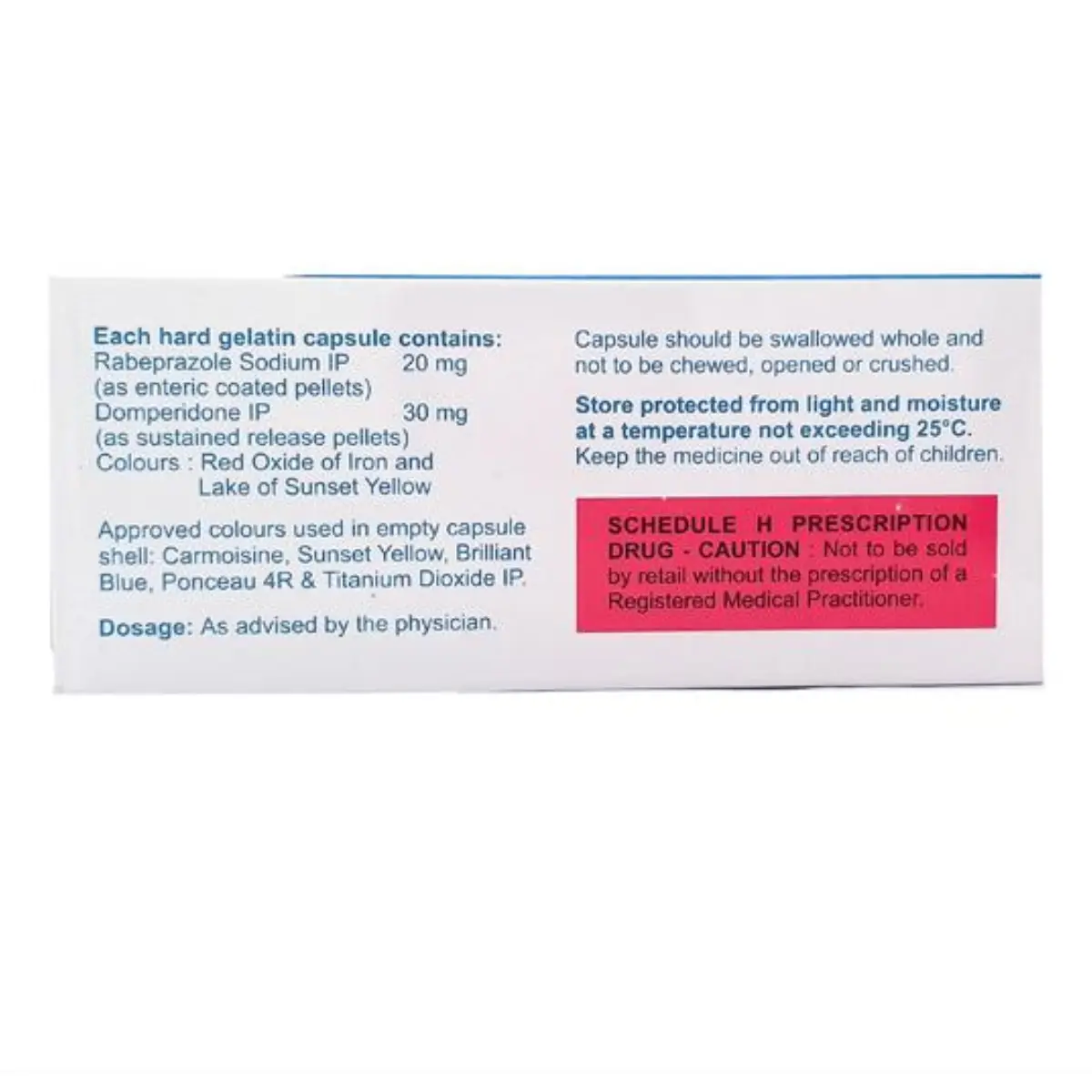 REKOOL D (Domperidone (30mg) + Rabeprazole (20mg)) - Image 2