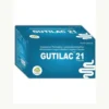 GUTILAC 21 (Streptococcus Thermophilus 7 Billion Spores Lactobacillus Acidophillus 7 Billion Spores Bifidobacterium Longum 7 Billion Spores Inulin 100 mg)